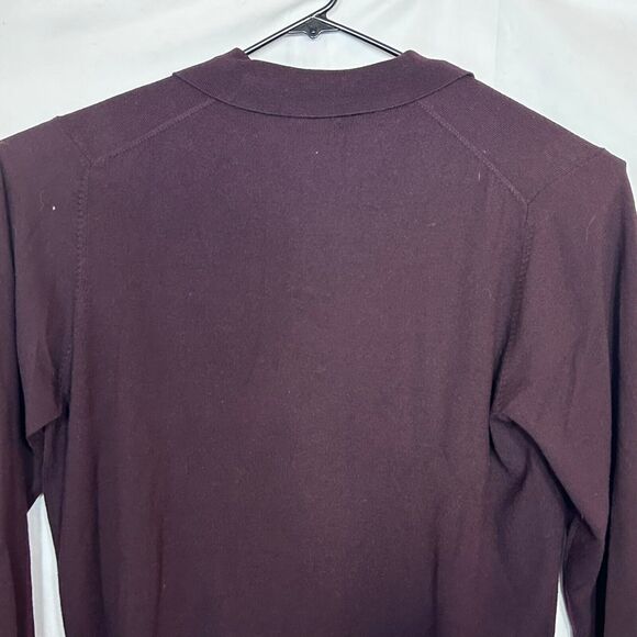 Brooks Brothers 346 Merino Wool Sweater Mens L Brown Long Sleeve Extra Fine - Picture 8 of 9